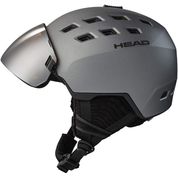 Гірськолижний шолом Head Radar Visier Graphite Black 20/21