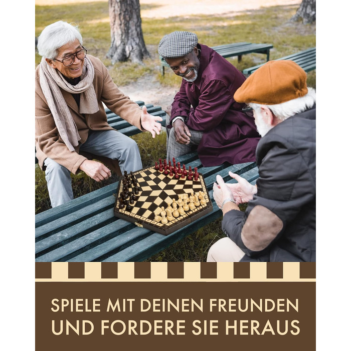 Дерев'яний ігровий набір 3-в-1 ChessEbook: шахи, нарди, шашки, складаний, ручна робота, 35x35 см