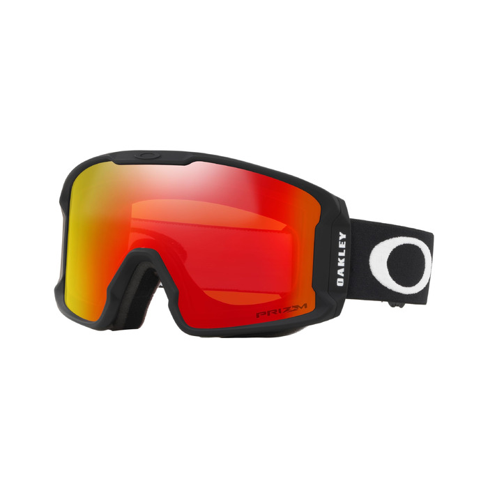 Гірськолижна маска Oakley Line Miner XM PRIZM Torch Iridium для вузьких облич, Matte Black