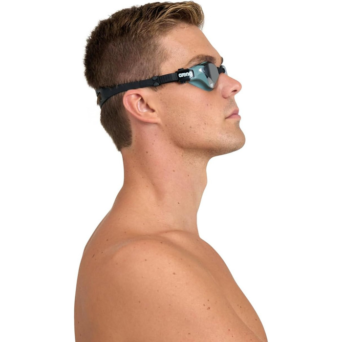 Окуляри для плавання ARENA Cobra Tri Swipe Mirror, дзеркальні, сріблясто-зелені