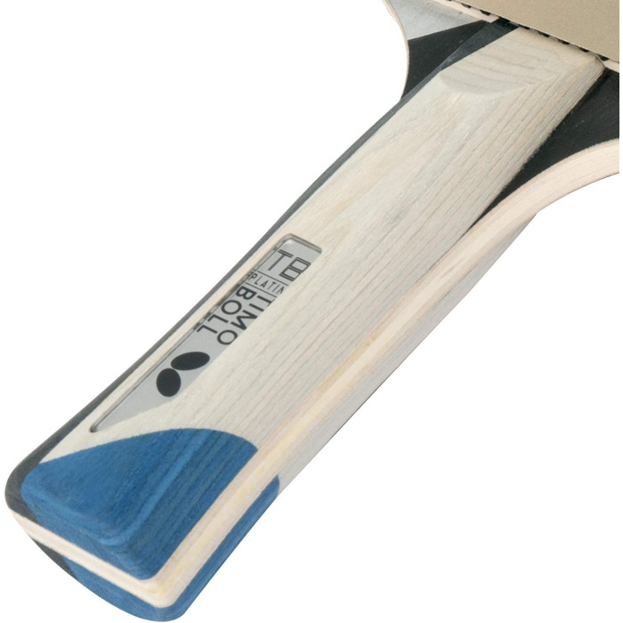 Ракетка для настільного тенісу Butterfly Timo Boll Platin 85025 професійна, ITTF сертифіковане покриття Pan Asia, анатомічна ручка