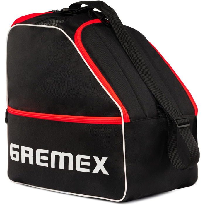 Чохол для лижних черевиків з відділенням для шолома - Водонепроникний рюкзак для лижних черевиків та шолома - Міцний з титановими швами - Зручний для транспортування, подорожей та захисту спорядження (Чорний + Рожевий)