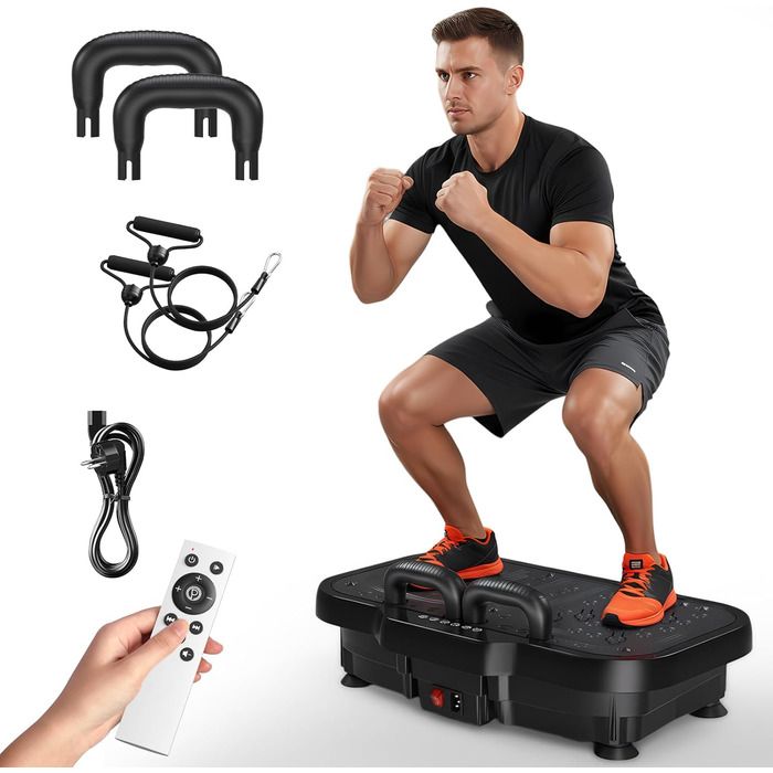 Вібраційна платформа для фітнесу та масажу - тренування всього тіла, нарощування м'язів, до 150 кг, для дому