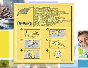 Надувний човен Bestway Hydro-Force Treck X1 для 2 осіб, 228x121x32 см, комплект
