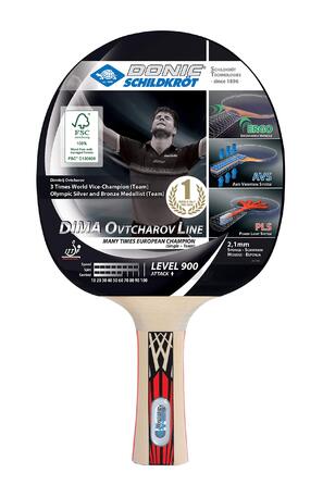 Ракетка для настільного тенісу Donic-Schildkröt Ovtcharov 900 FSC з гумою Spinmax ITTF, 2.1 мм, сертифікована ITTF