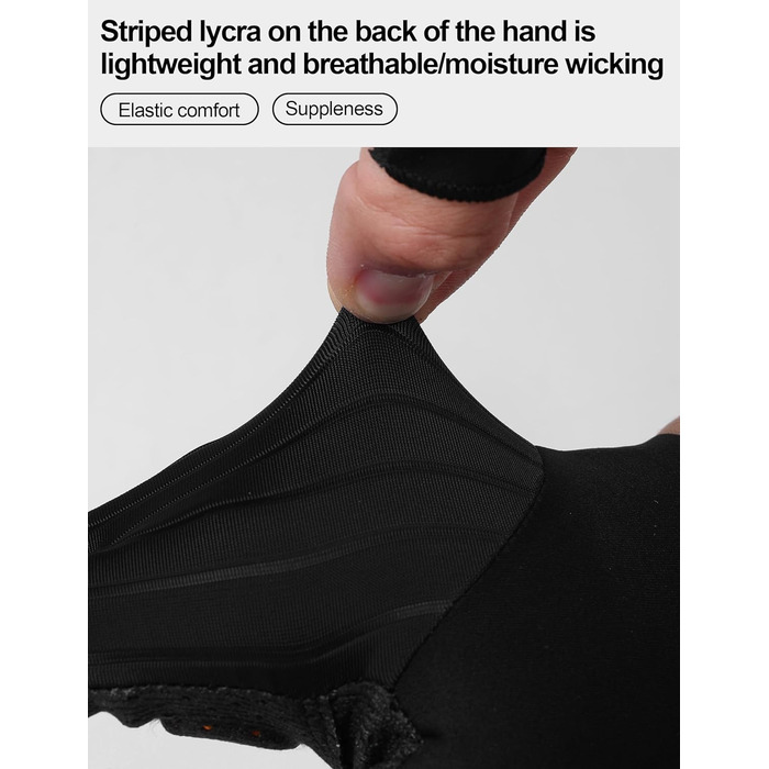 Велосипедні рукавички Ameda: тонкі, літні, дихаючі, з антиковзким покриттям, для шосе та MTB, чоловічі та жіночі, зелені (L, чорні)