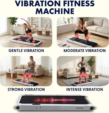 Бігова доріжка Squatz 2-в-1 Walking Pad для дому та офісу (Біла)