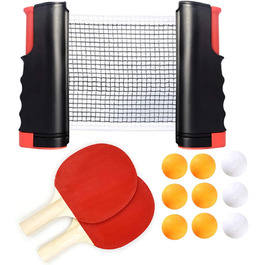 Набір для настільного тенісу Coriver: 2 ракетки, 9 м'ячів, сумка. Професійний спортивний набір для гри в приміщенні та на вулиці