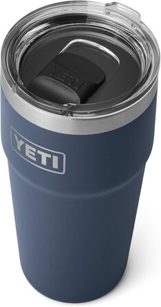 Термокружка YETI Rambler 591 мл з кришкою MagSlider, синя, сталева, для напоїв