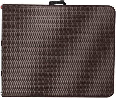Розкладний стіл THINIA HOME прямокутний 180x74x74 см з ефектом дерева та ротанга