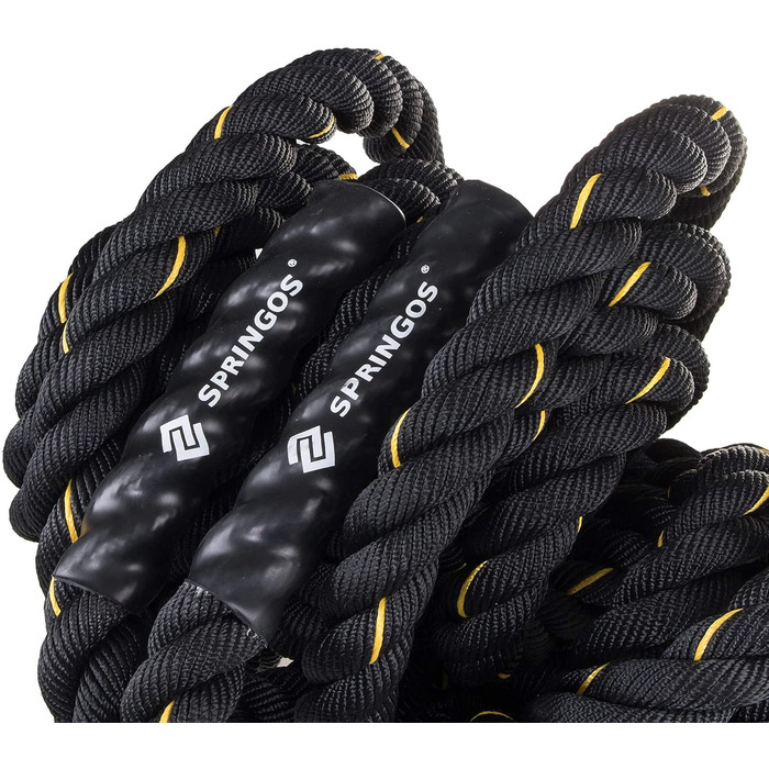 Батл-канат SPRINGOS Power Rope 9 м для кросфіту та силових тренувань