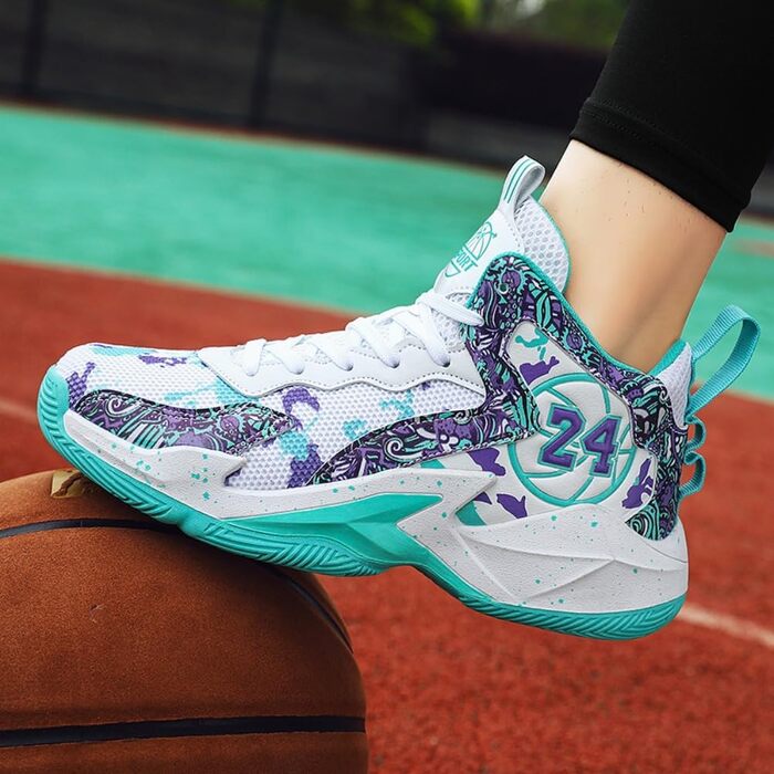 Баскетбольні кросівки для чоловіків та жінок, спортивні, для ходьби, легкі, снікерси, неслизькі, зносостійкі, розміри 36-45 EU, білі, зелені