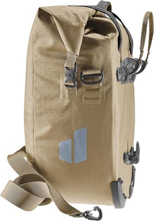 Велосипедна водонепроникна сумка на багажник Deuter Weybridge 25+5 л, бежевого кольору