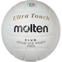 Волейбольний м'яч Molten V5XSL, білий, розмір 5