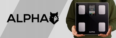 Електронні ваги для ванної Alpha — Аналітичні, з BMI та додатком українською