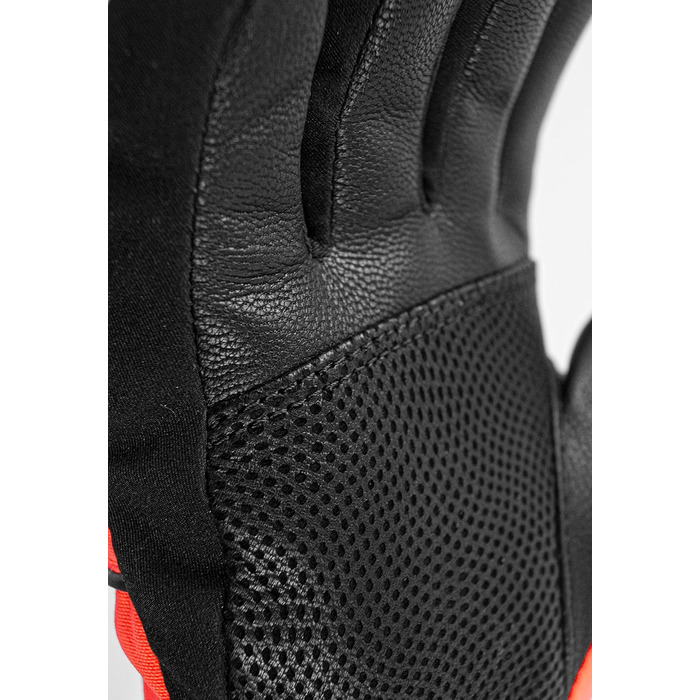 Чоловічі лижні рукавички Reusch Worldcup Warrior R-Tex XT, теплі, водонепроникні, мембрана, дихаючі, чорні/червоні, розмір 10.5