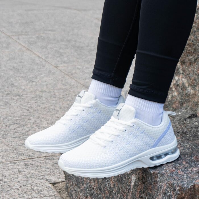 Жіночі кросівки для бігу Hitmars: спортивне взуття з повітряною подушкою, дихаюче, з антиковзкою підошвою, легкі, для бігу по вулицях, фітнесу, ходьби, розмір EU 42