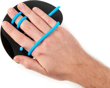 Sailfish® Finger Paddles для плавання: компактні наплавники для техніки та сили | Тренувальний інвентар для зміцнення підліктів та пальців | Регульовані гумові ремінці | Аксесуар для триатлону