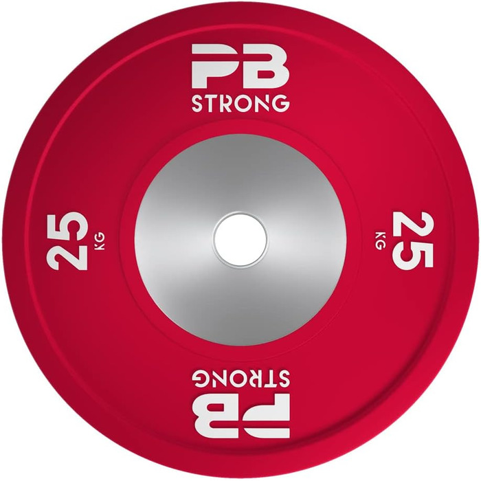 PERFORMBETTER PB Strong професійні гумові диски для штанги 25 кг, вага для штанги, діаметр 50 мм
