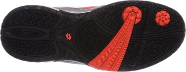 Дитячі тенісні кросівки Lotto Sport RAPTOR EVO JR (30 EU) – кольорові, червоно-срібні