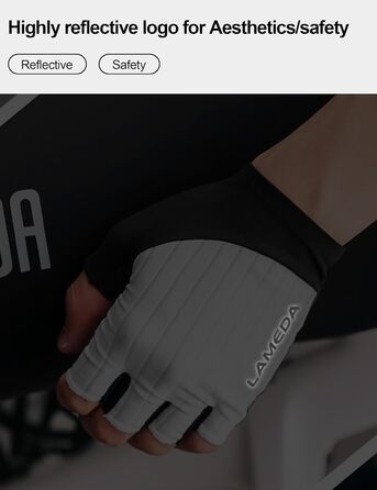 Велосипедні рукавички Ameda: тонкі, літні, дихаючі, з антиковзаючим покриттям, для шосе та MTB, чоловічі та жіночі, зелені (L, білий)