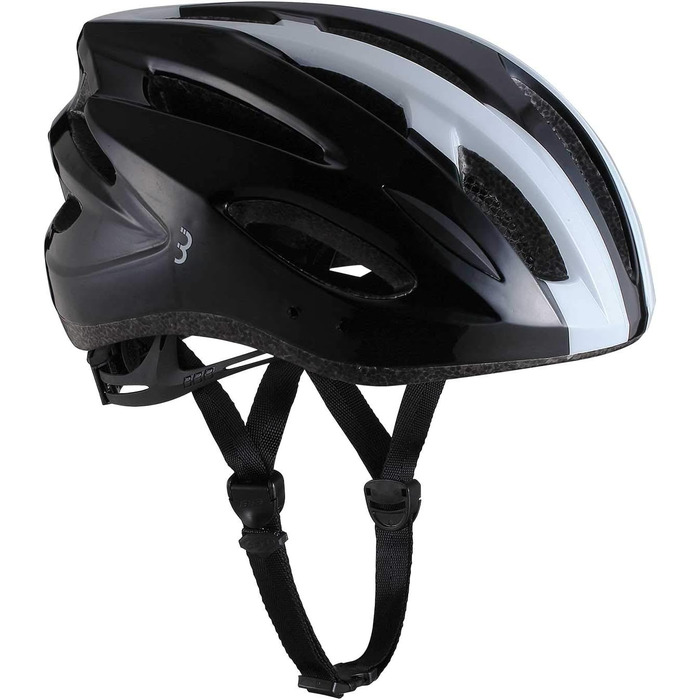 Велосипедний шолом BBB Condor для дорослих, знімний козирок, сітка від комах, MTB і шосе, чорний/білий, розмір M (54-58 см)