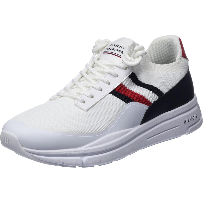 Кросівки Tommy Hilfiger Premium Lightweight Runner Knit для чоловіків (45 EU, Білий)