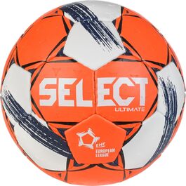 Гандбольний м'яч Select Ultimate EHF European League v24, розмір 3, червоно-білий