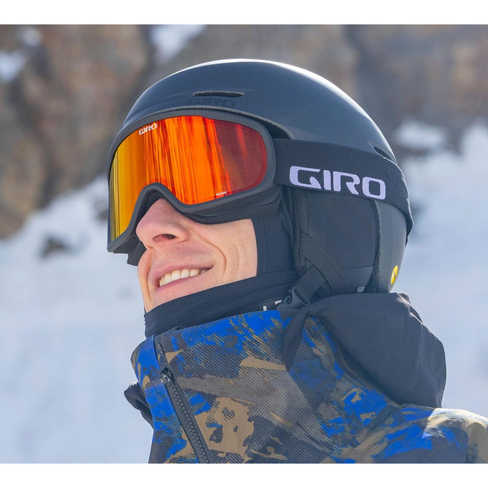 Лижна маска Giro Cruz для сноуборду та гірських лиж, унісекс, з темно-сірою лінзою кобальт та ремінцем Dark Shark Streaker