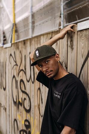 Кепка-снэпбек Nebelkind унісекс з принтом бандана, регульована бейсболка в стилі стрітвір з прямим козирком, оливковий колір