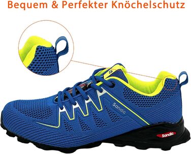 Чоловічі та жіночі трекінгові кросівки для хайкінгу та бігу. Зручні кросівки для активного відпочинку. Колір: чорний, зелений. Розмір: 43 EU