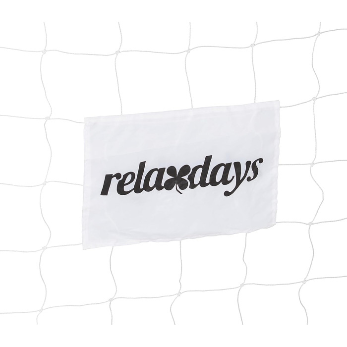Футбольні ворота XXL Relaxdays для саду, для дітей і дорослих, металеві, великі, 200x300x90 см, білі-чорні