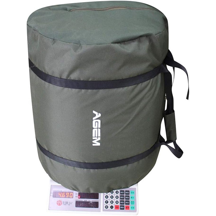 Сплячий мішок AGEM Winter для дорослих: 3-4 сезони, кемпінг, рибалка, 225x100 см, 4-5 кг