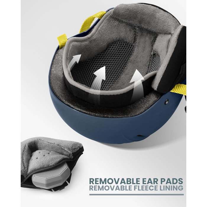 Шолом Outdooraster IPS Kelvin II для сноуборду та лиж (темно-синій, S)