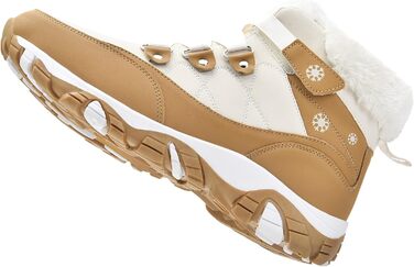 Зимові чоботи VITIKE для жінок, теплі, з підкладкою, водонепроникні, для активного відпочинку, осінь/зима, білі, зелені (39 EU, білий, коричневий)