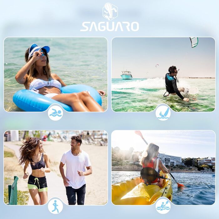 Шкарпетки для плавання SAGUARO Unisex, швидковисихаючі, для чоловіків та жінок, розмір 36-47 (EU 38/39), колір: фіолетовий