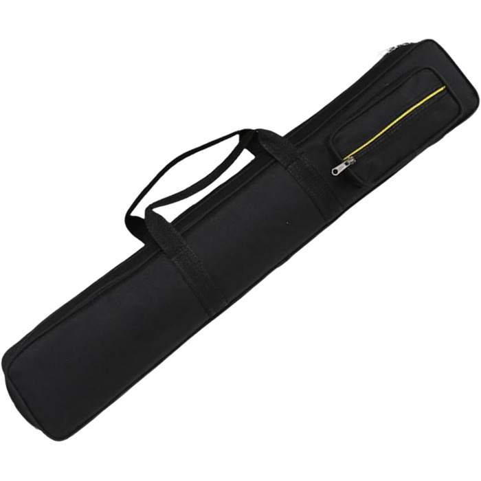 Чохол для кия Billard з 8 відділеннями, з ремінцем, ударостійкий, для кия з суглобом 1/2, чорний