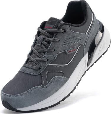 Чоловічі кросівки для активного відпочинку, бігу та ходьби, 41-45 EU (42 EU, сіро-помаранчевий)