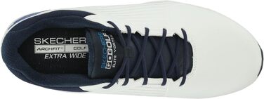 Чоловічі гольф-туфлі Skechers Elite Vortex - білі, з синім оздобленням (47 EU)