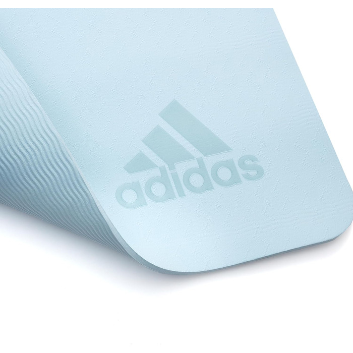 Преміум йога-мат adidas 5 мм – товстий, нековзкий, без ПВХ, для йоги та пілатесу, довговічний, комфортний
