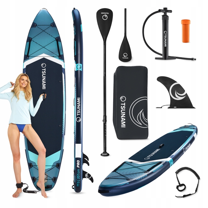 SUP-дошка Tsunami PRO T12, 350 см, багатоколірна