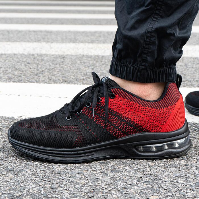 Кросівки для бігу Hitmars - спортивні, дихаючі, для чоловіків та жінок, для фітнесу, джогінгу, аутдору. Розміри EU 36-48. Кольори: чорний, сірий, блакитний, червоний.