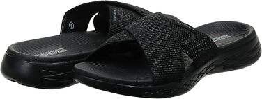 Зручні жіночі сандалії Skechers ON-The-GO 600 Dainty, чорного кольору, розмір 42 EU (широка колодка)