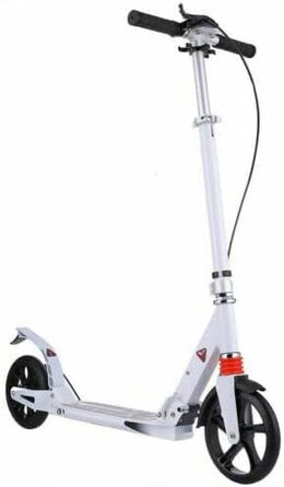 Самокат Vinnyooc Kickscooter складаний, з ручним гальмом, для дітей і дорослих, міський, колеса 200 мм, регульована висота
