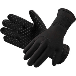 Гребічні рукавички IPENNY з неопрену, 1.5/3 мм, чорні - для плавання, серфінгу, дайвінгу та каякінгу