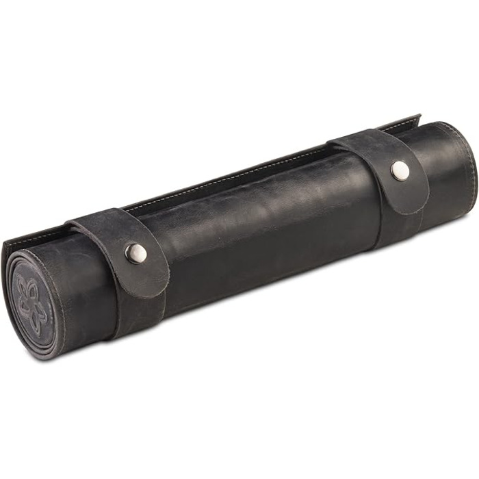 Дорожні шахи Melia Games із натуральної шкіри з дерев'яними фігурами, вінтаж, компактні, ручна робота, з дефектом зовнішнього вигляду (Tobacco)