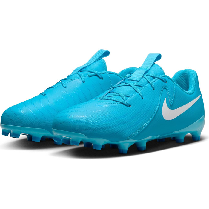 Дитячі футбольні бутси Nike Phantom Gx II Academy Fg/Mg, Blue Fury/White, розмір 37.5