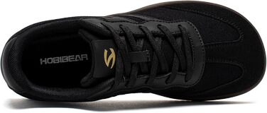 Кросівки HOBIBEAR Retro Style: Чоловічі/Жіночі, чорні, анатомічна колодка, легкі, для щоденного комфорту (46 EU)