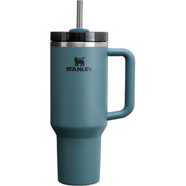 Термокружка Stanley Quencher H2.0 Flowstate з трубочкою 1.2 л, нержавіюча сталь, тримає холод 11 годин, зберігає лід 48 годин, термочашка BPA Free, підходить для посудомийної машини