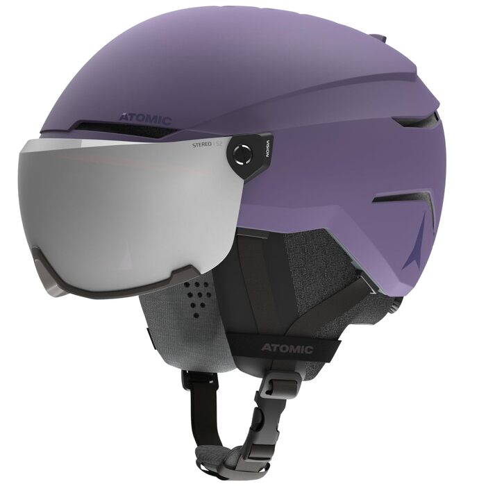 Гірськолижний шолом Atomic Savor Visor зі вбудованою маскою для лиж та сноуборду, система 360° Fit та вентиляція Active Aircon, Holo Core